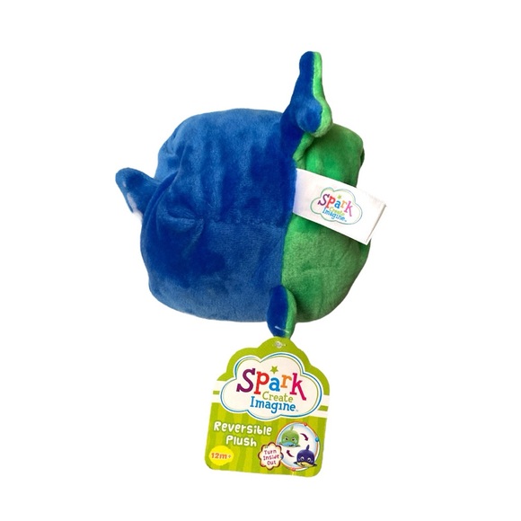 Spark Create Imagine Shark Reversible Plush - Picture 10 of 14